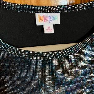 LuLaRoe Julia dress Oil Slick EUC